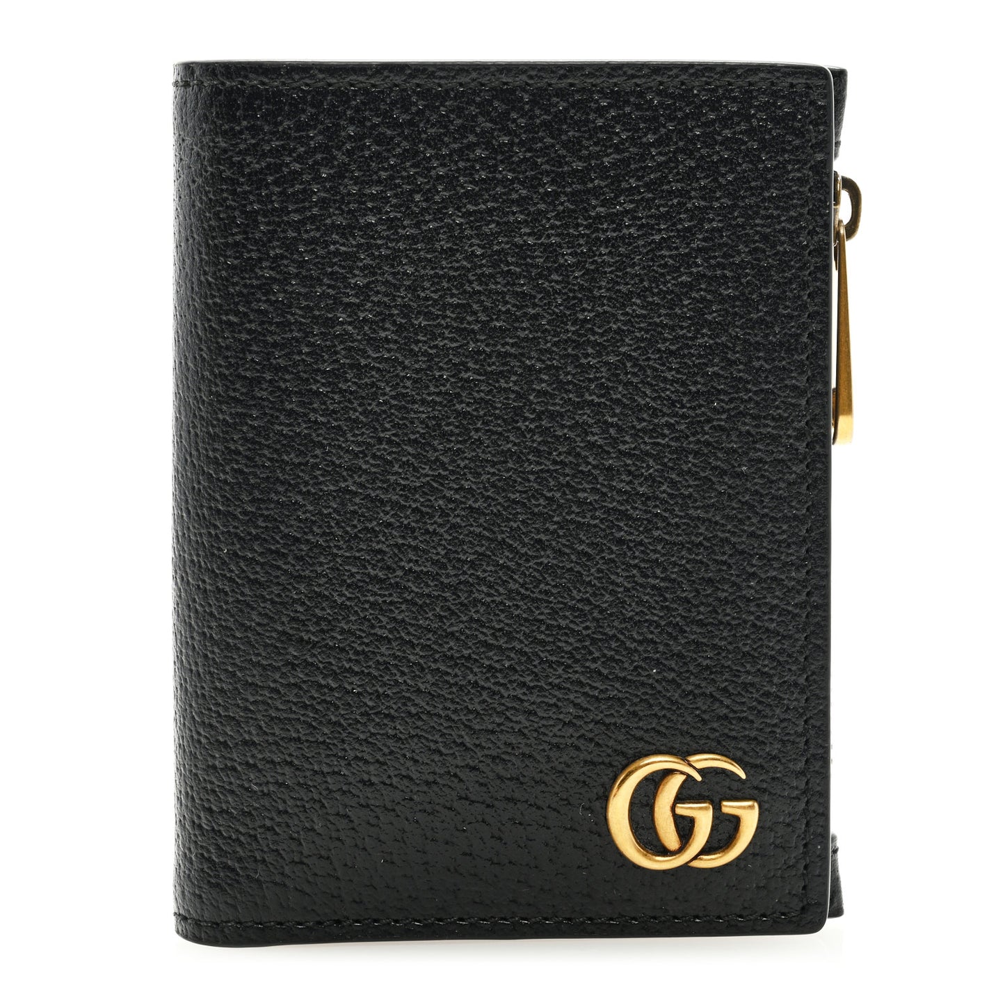 Dollar Calfskin GG Marmont Long Wallet Black