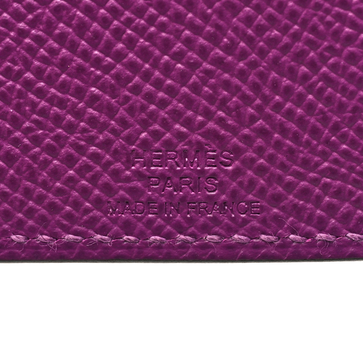 Hermes Epsom Tarmac Dot PM Passport Holder Anemone Deep Blue 6 of 6