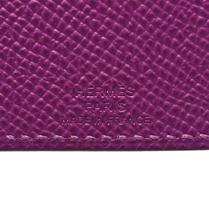Hermes Epsom Tarmac Dot PM Passport Holder Anemone Deep Blue 6 of 6