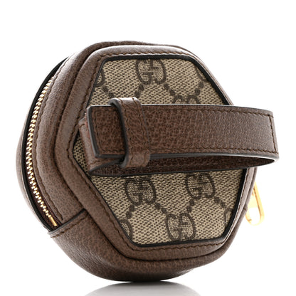 Gucci GG Supreme Monogram Web Ophidia Wrist Pouch Beige New Acero 3 of 8