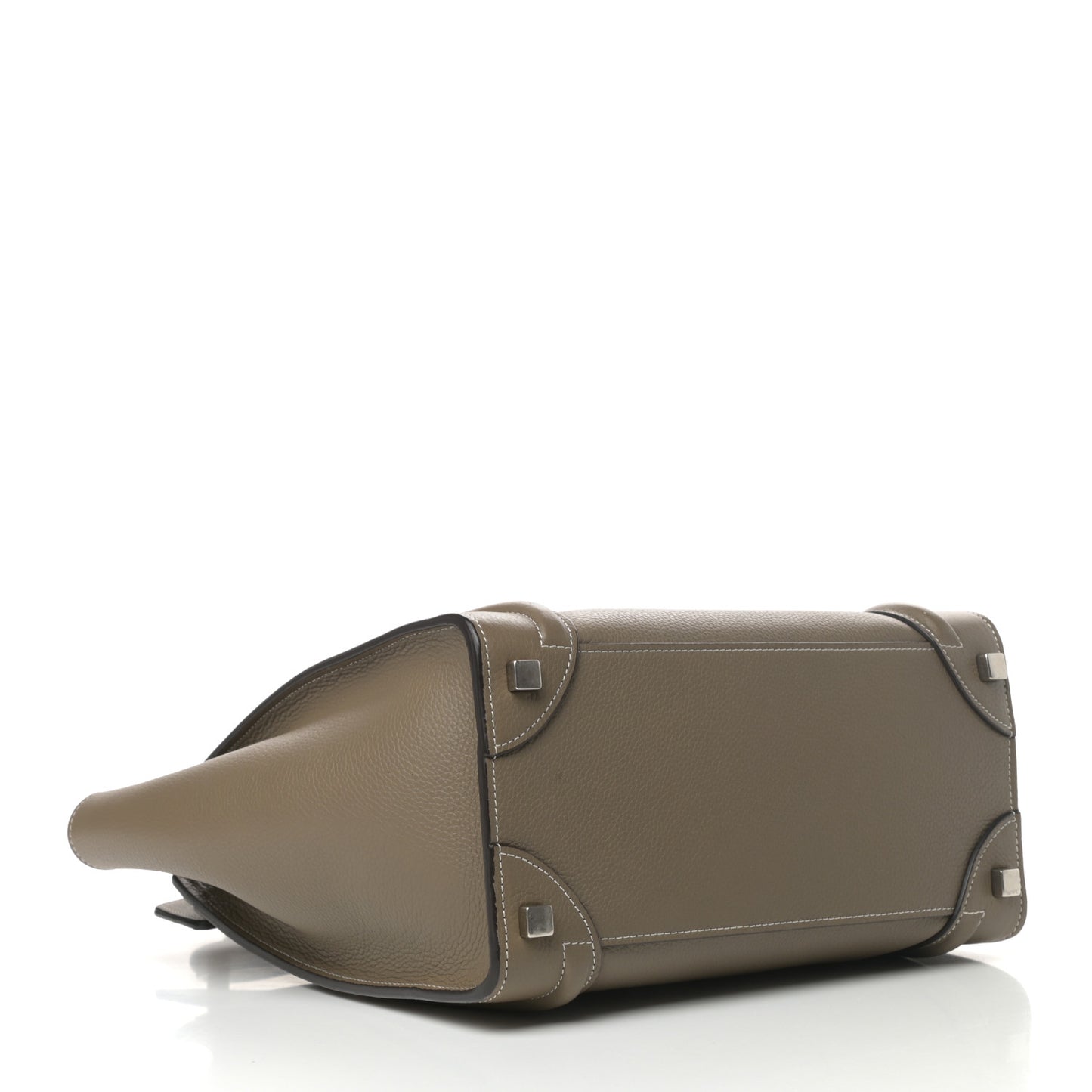 Drummed Calfskin Micro Luggage Souris