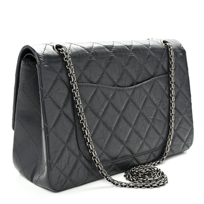Chanel Aged Calfskin Quilted 2.55 Reissue 227 Flap Dark Grey 3 of 10