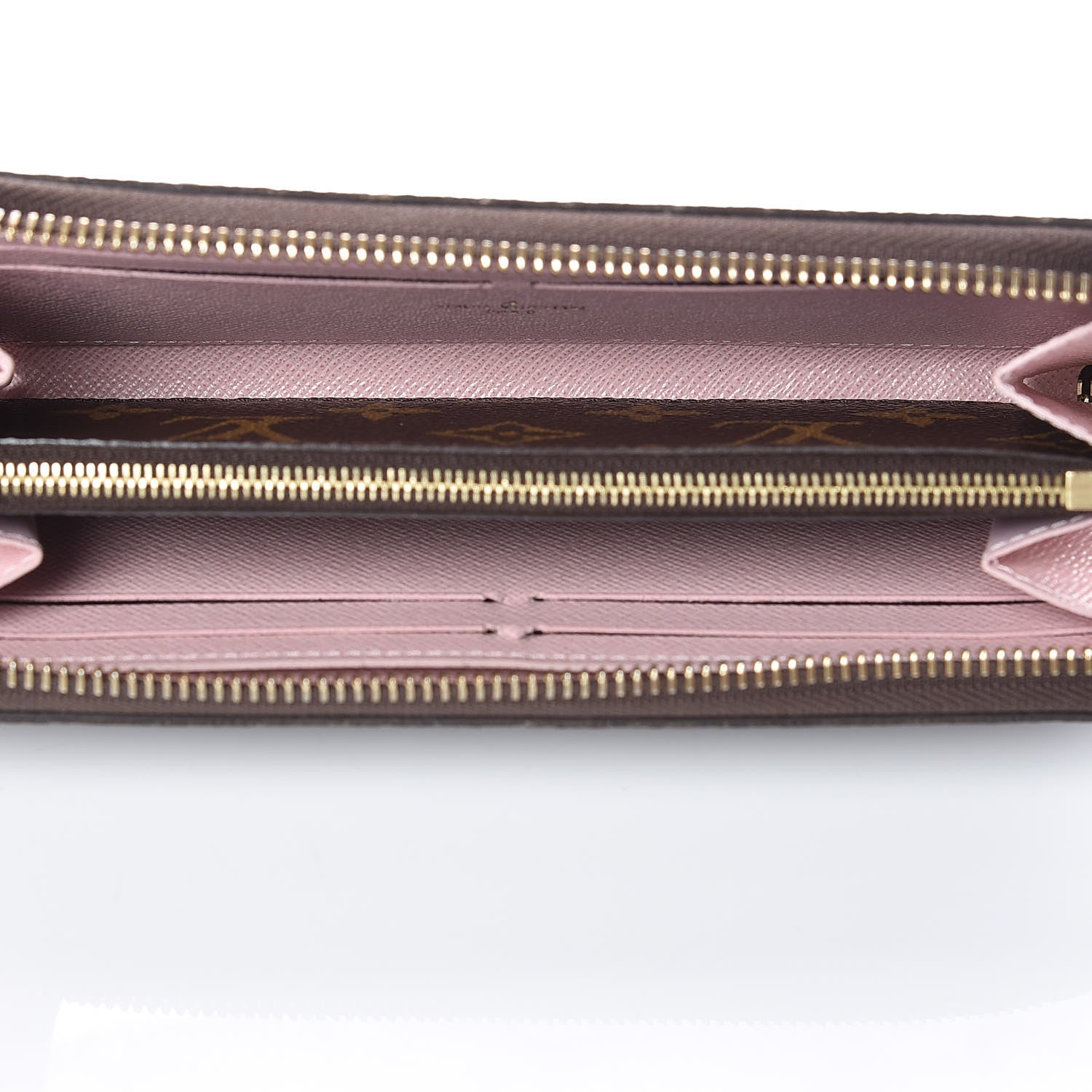 Louis Vuitton Monogram Clemence Wallet Rose Ballerine 7 of 10