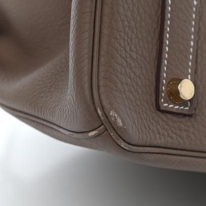 Hermes Togo Birkin 35 Etoupe 12 of 14