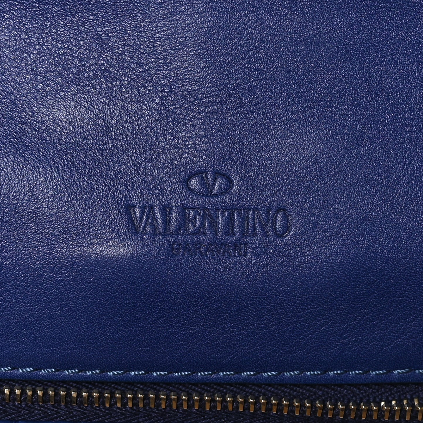 Alligator Flap Clutch Blue