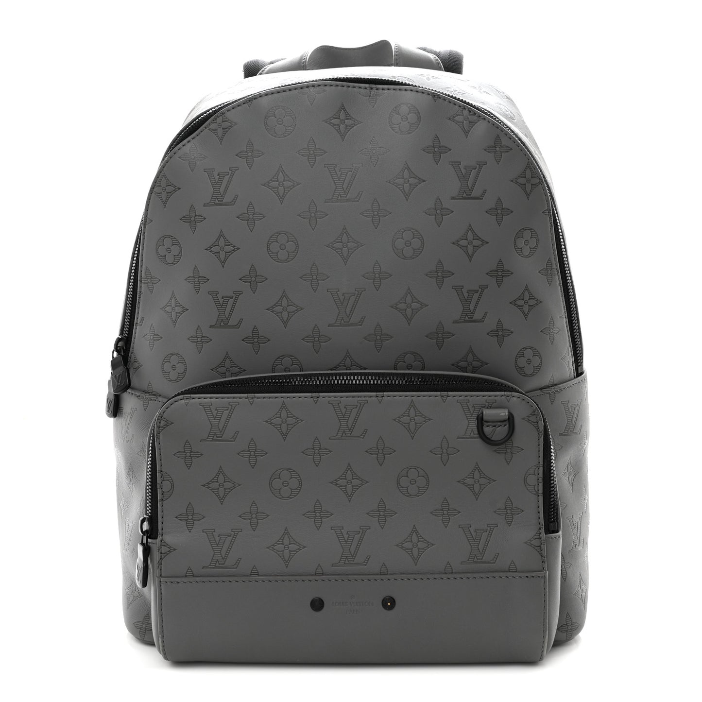 Calfskin Monogram Racer Backpack Grey