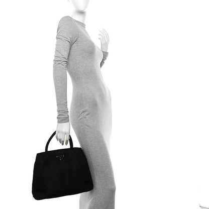 Prada Tessuto Nylon Tote Black 2 of 10