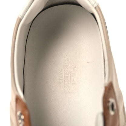 Hermes Calfskin Deep Sneakers 36 Multicolor White Gold 9 of 10