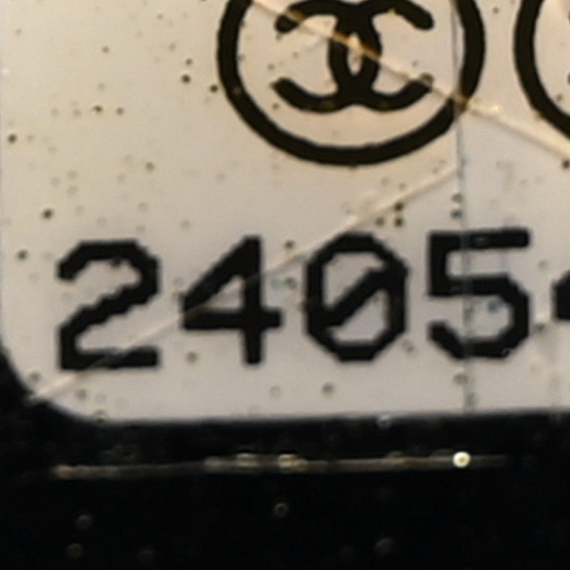 Lambskin Quilted Classic Zip Pouch Black