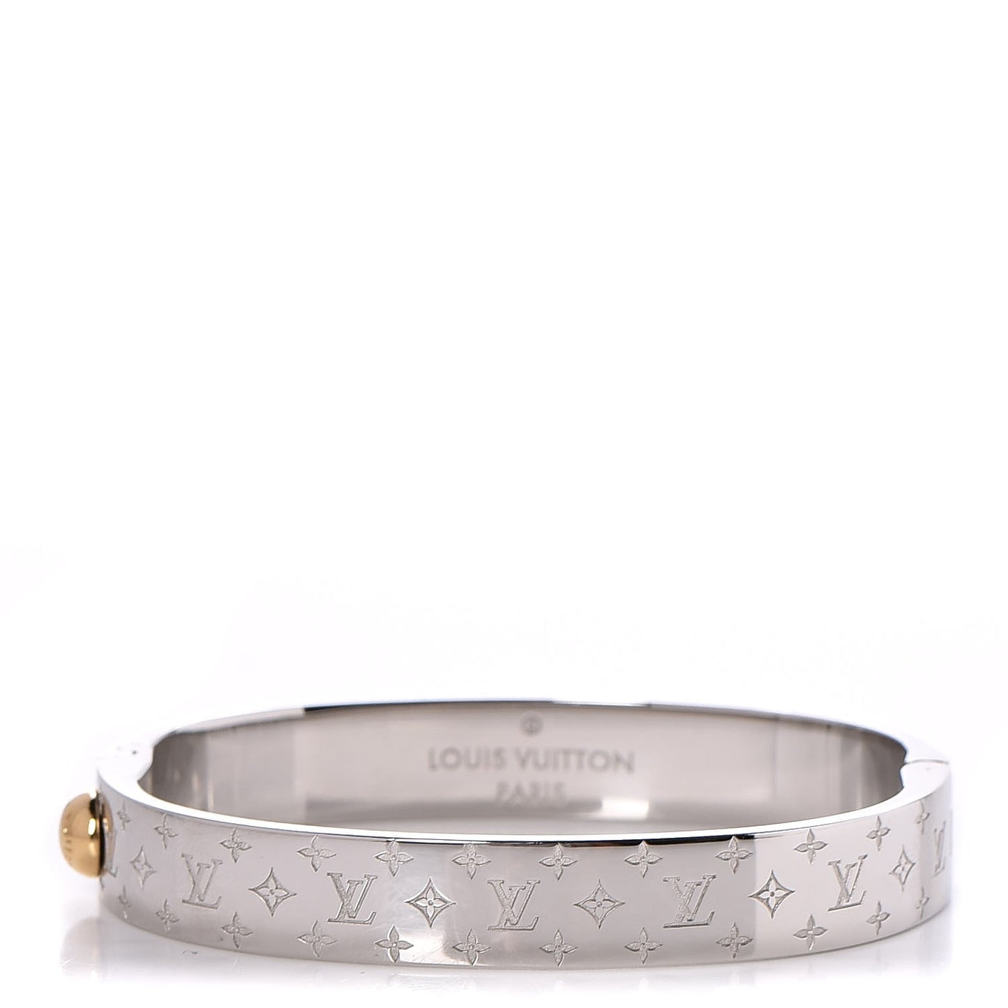 Palladium Monogram Nanogram Cuff S
