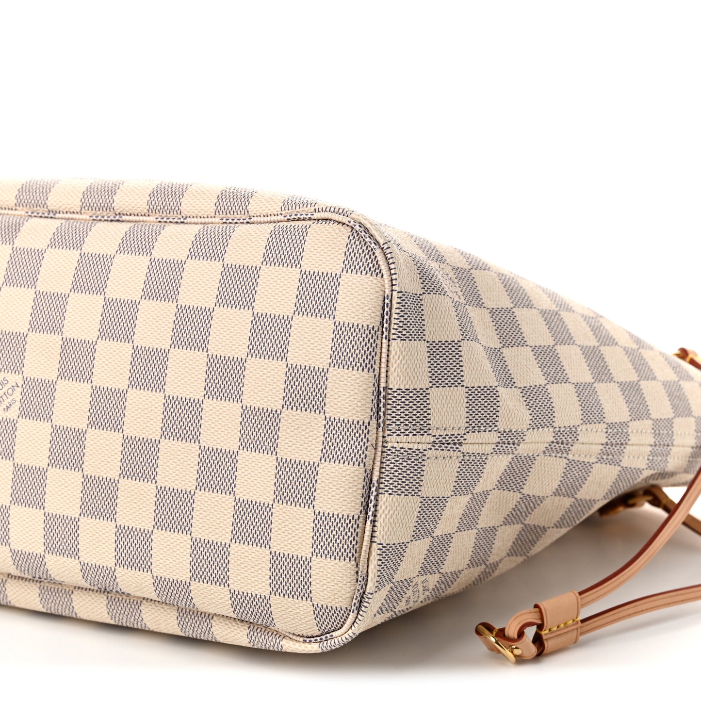 Damier Azur Neo Neverfull MM Rose Ballerine