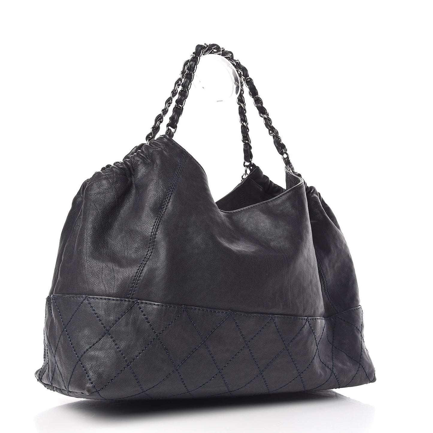 Calfskin Baby Coco Cabas Navy Blue