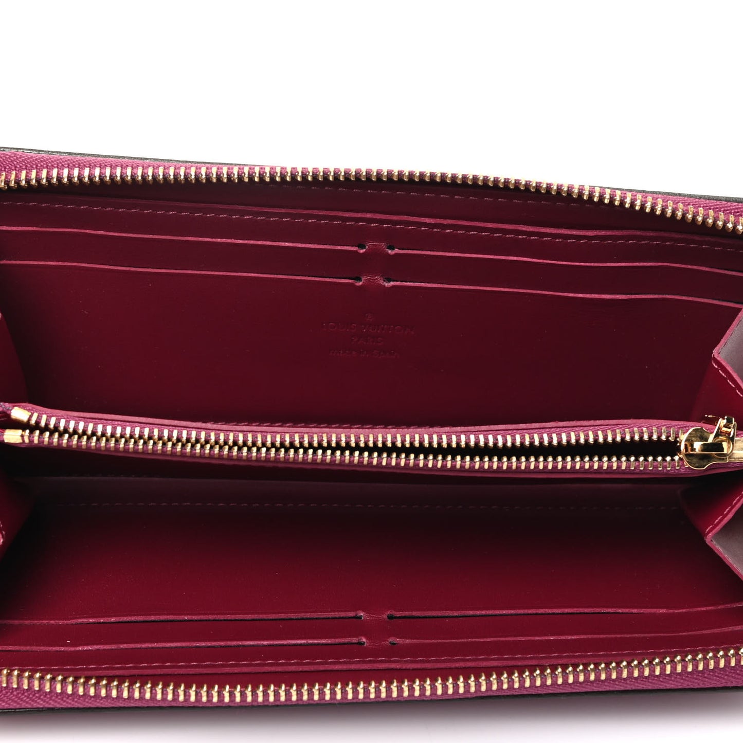 Vernis Clemence Wallet Magenta