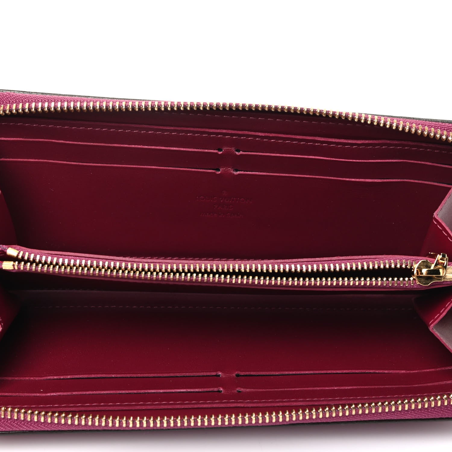 Louis Vuitton Vernis Clemence Wallet Magenta 5 of 7