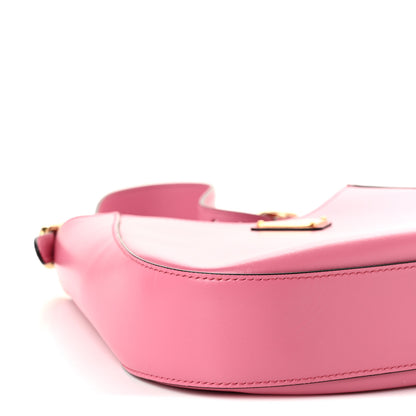 Prada Brushed Calfskin Cleo Adjustable Strap Shoulder Bag Pink 8 of 10