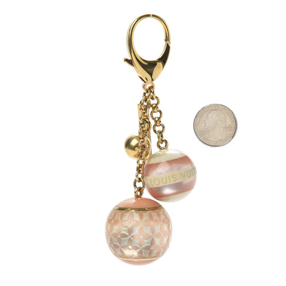 Louis Vuitton Mini Lin Croisette Bag Charm Pink 2 of 3