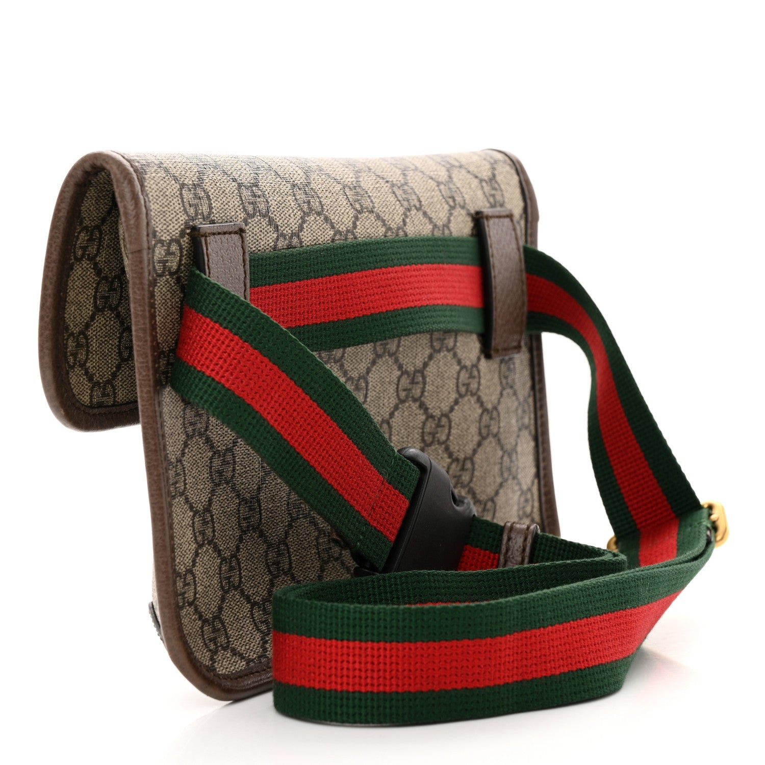 Gucci GG Supreme Monogram Neo Vintage Web Belt Bag Brown 3 of 14