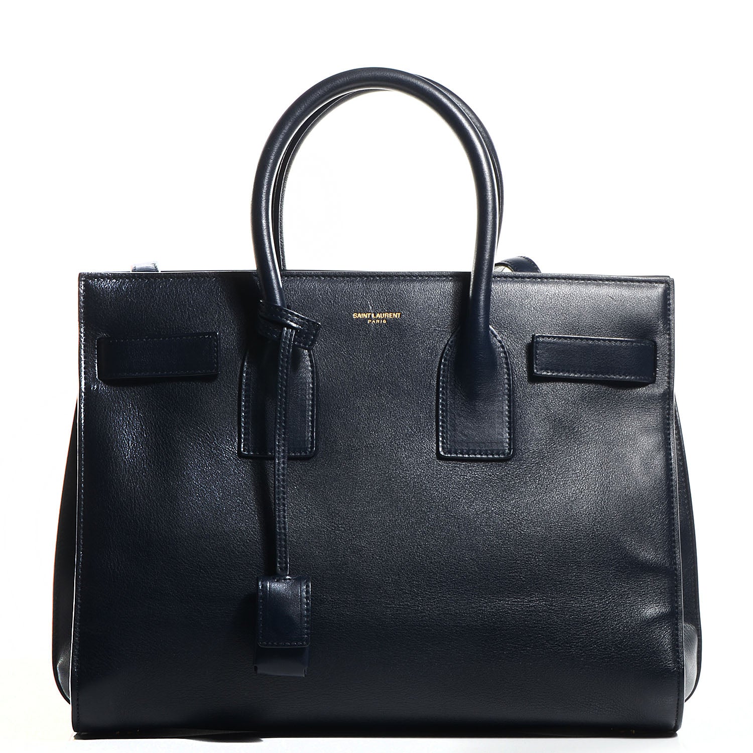 Saint Laurent Calfskin Small Sac De Jour Navy 1 of 8