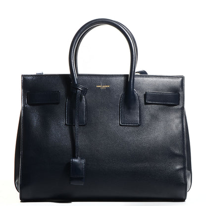 Saint Laurent Calfskin Small Sac De Jour Navy 1 of 8