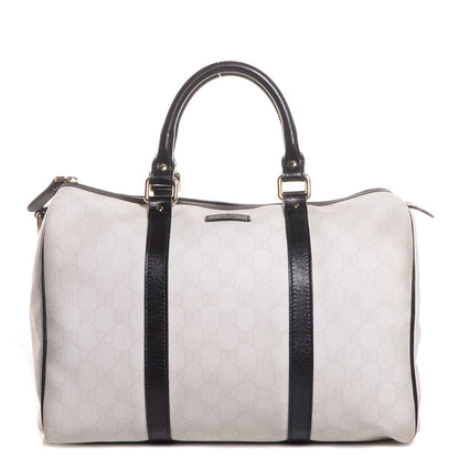 Gucci GG Plus Monogram Medium Joy Boston White Black 1 of 7