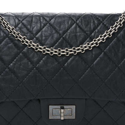 Chanel Aged Calfskin Quilted 2.55 Reissue 227 Flap Black 8 of 10