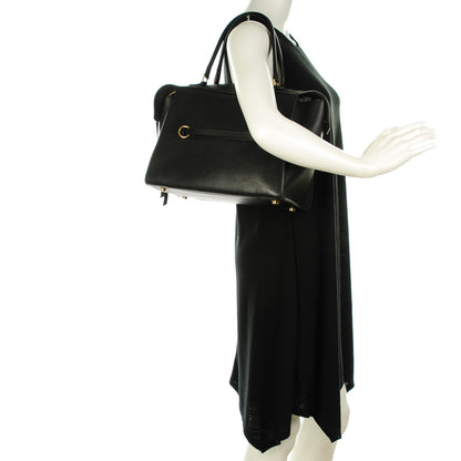 Celine Smooth Calfskin Small Ring Bag Black 2 of 9