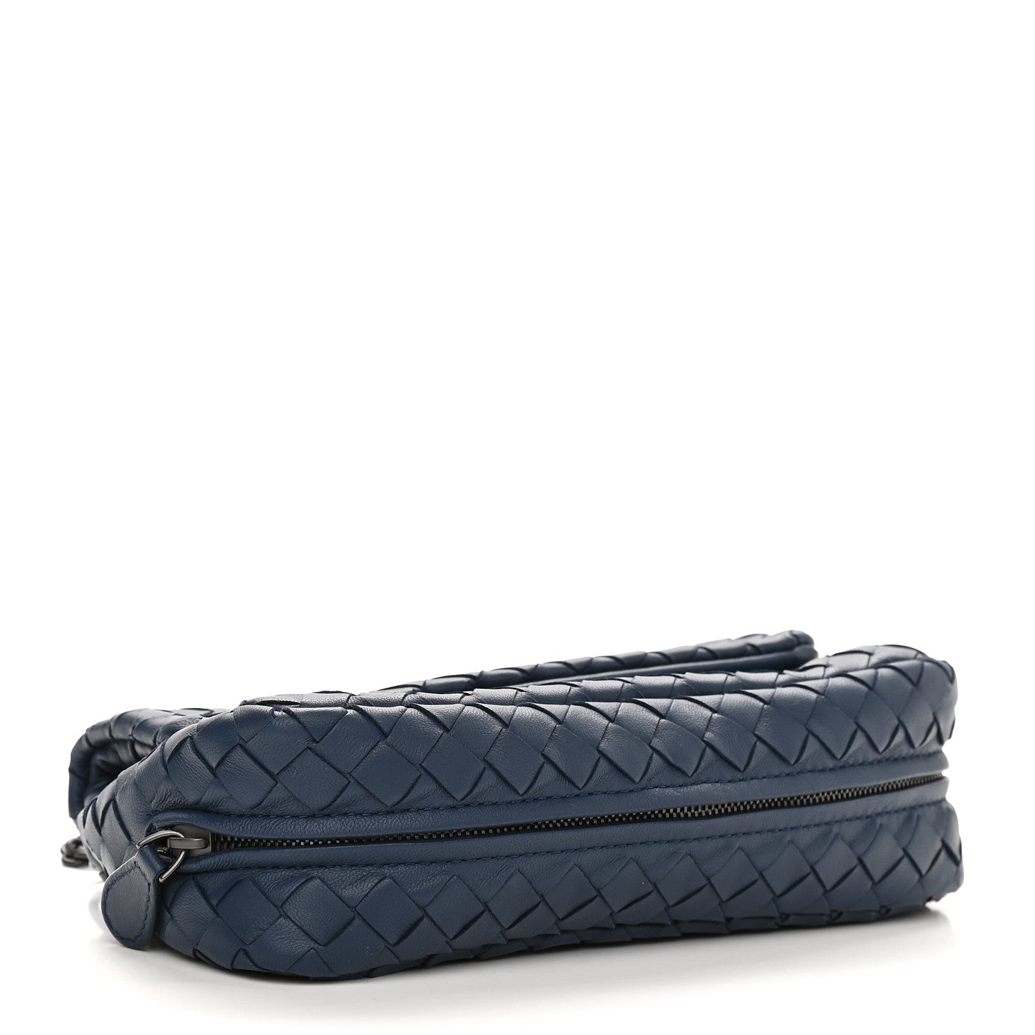 Bottega Veneta Nappa Intrecciato Small Chain Crossbody Denim 4 of 9