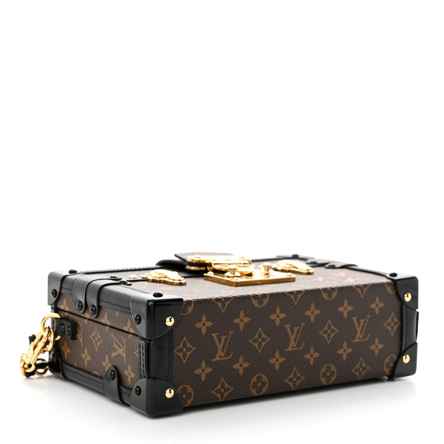 LOUIS VUITTON Monogram Petite Malle Capitale Black