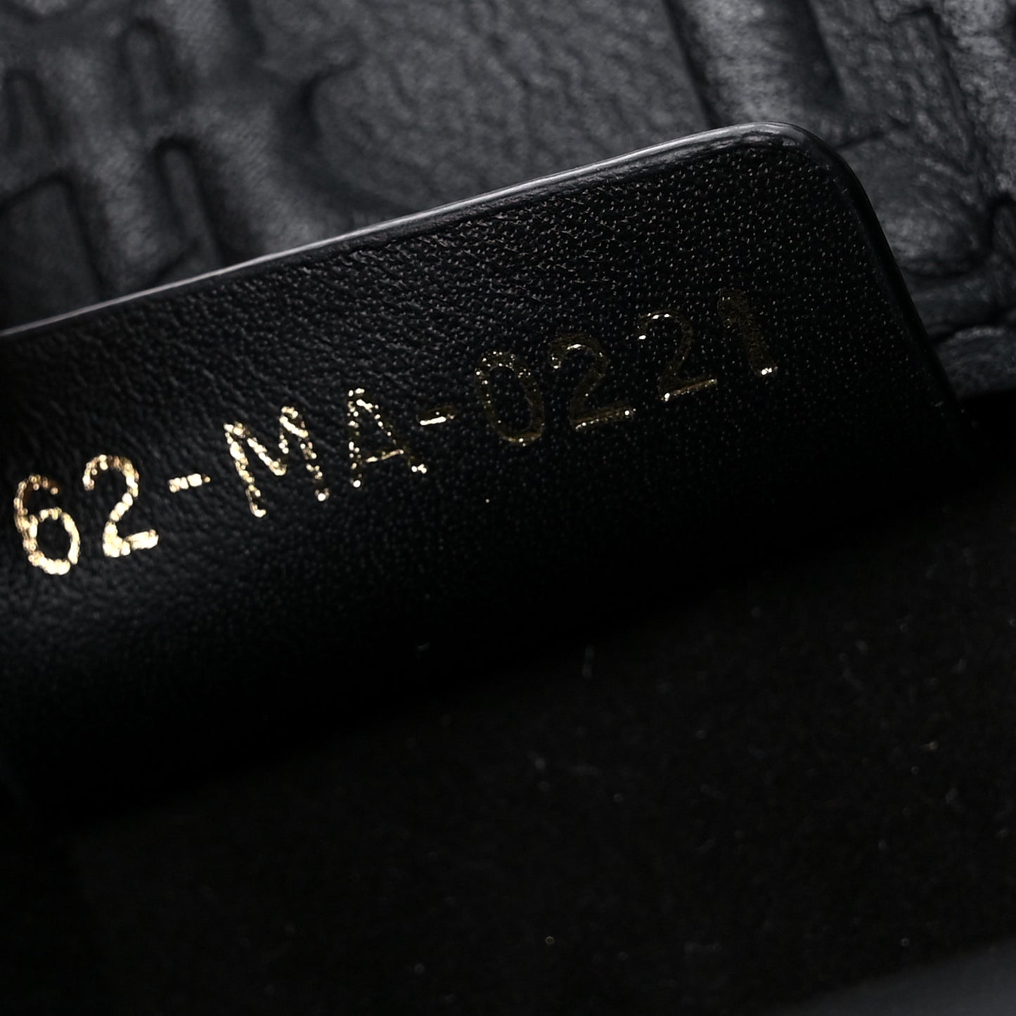 Oblique Calfskin Embossed Large Book Tote Black
