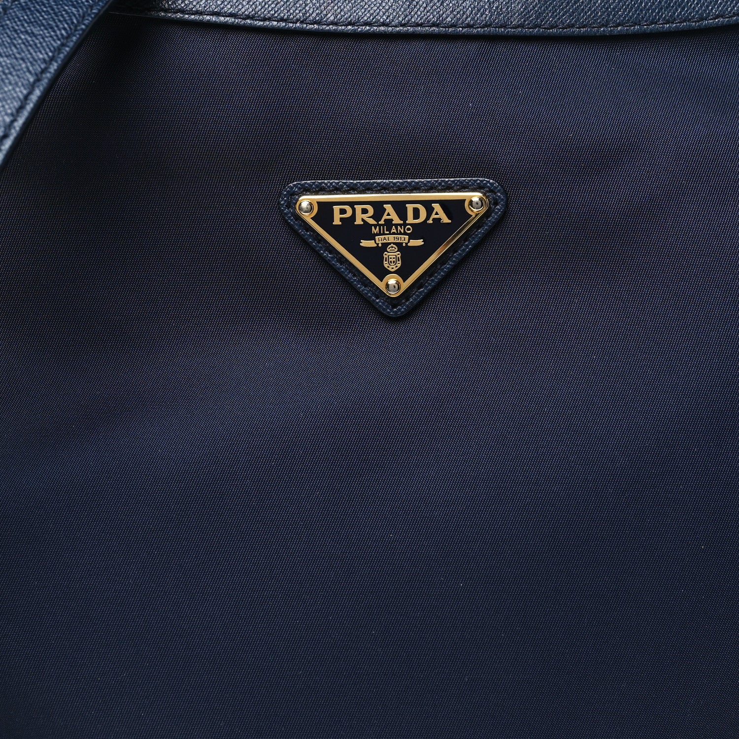 Prada Tessuto Nylon Saffiano Small Crossbody Bag Navy 7 of 10