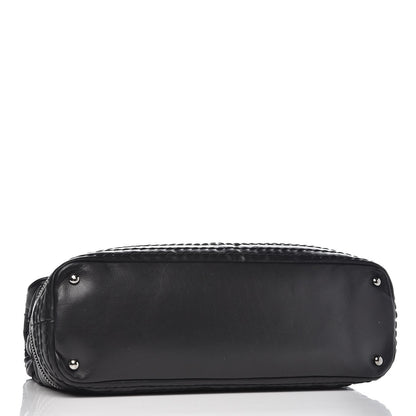 Chanel Calfskin Stitched Large Expandable Flap Bag Black 4 of 10