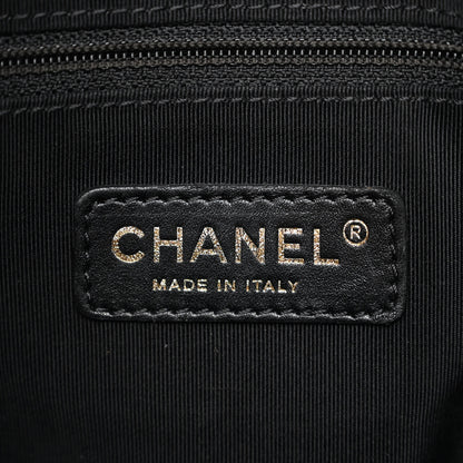 Chanel Calfskin Quilted Medium Chain Me Hobo Black 6 of 10