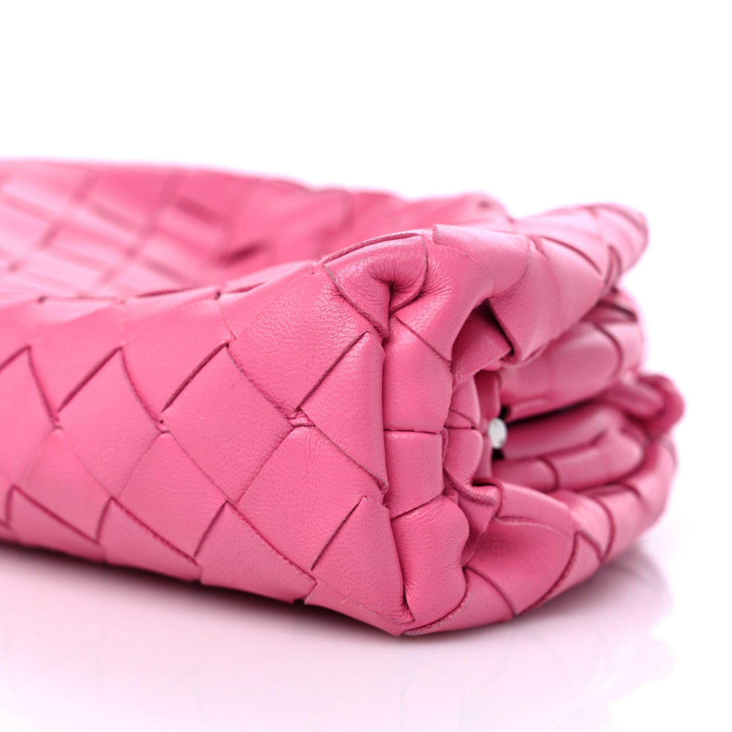Nappa Intrecciato The Mini Pouch Rosa Shock