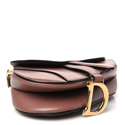 Christian Dior Calfskin Mini Saddle Bag Taupe 4 of 10
