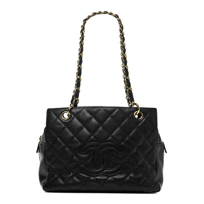 Chanel Caviar Quilted Petit Timeless Tote PTT Black 1 of 9