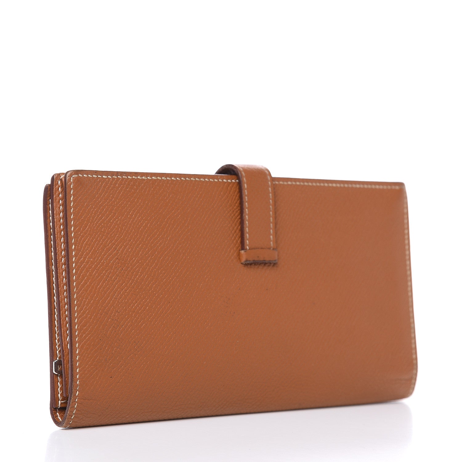 Hermes Epsom Bearn Gusset Wallet Gold 3 of 13