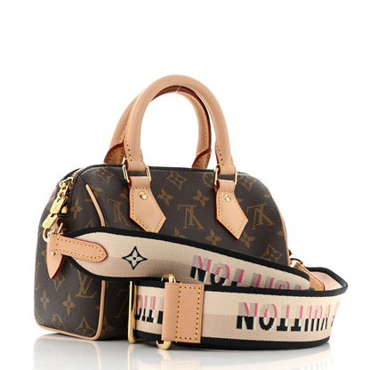 Louis Vuitton Monogram Speedy Bandouliere 20 Black 3 of 11