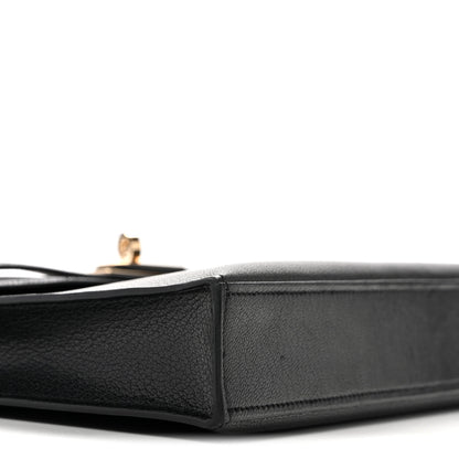 Hermes Chevre Chamkila Kelly Elan Black 9 of 11