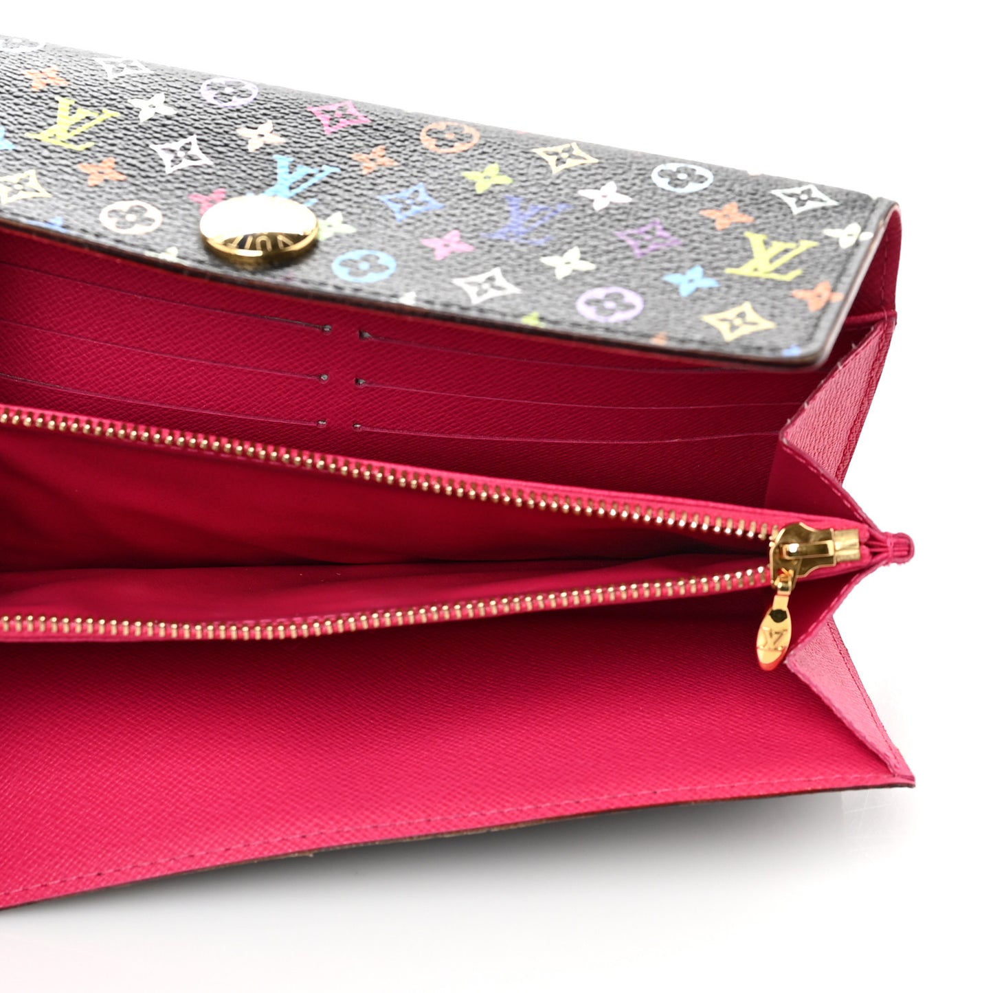 Monogram Multicolor Sarah Wallet Black Grenade