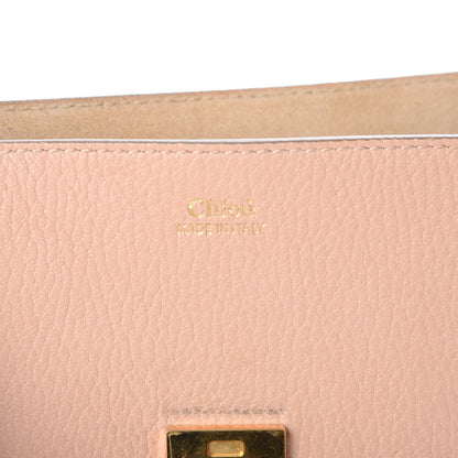 Chloe Grained Lambskin Drew Shoulder Bag Cement Pink 8 of 11