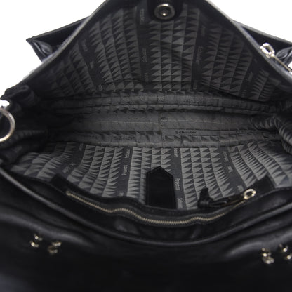 Proenza Schouler Woven Calfskin PS1 Medium Satchel Black 5 of 9