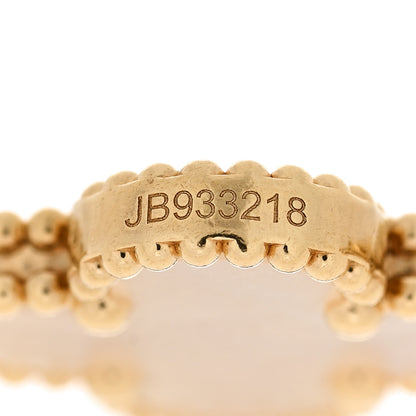 Van Cleef & Arpels VAN CLEEF & ARPELS 18K Yellow Gold Mother of Pearl 5 Motifs Vintage Alhambra Bracelet 5 of 6