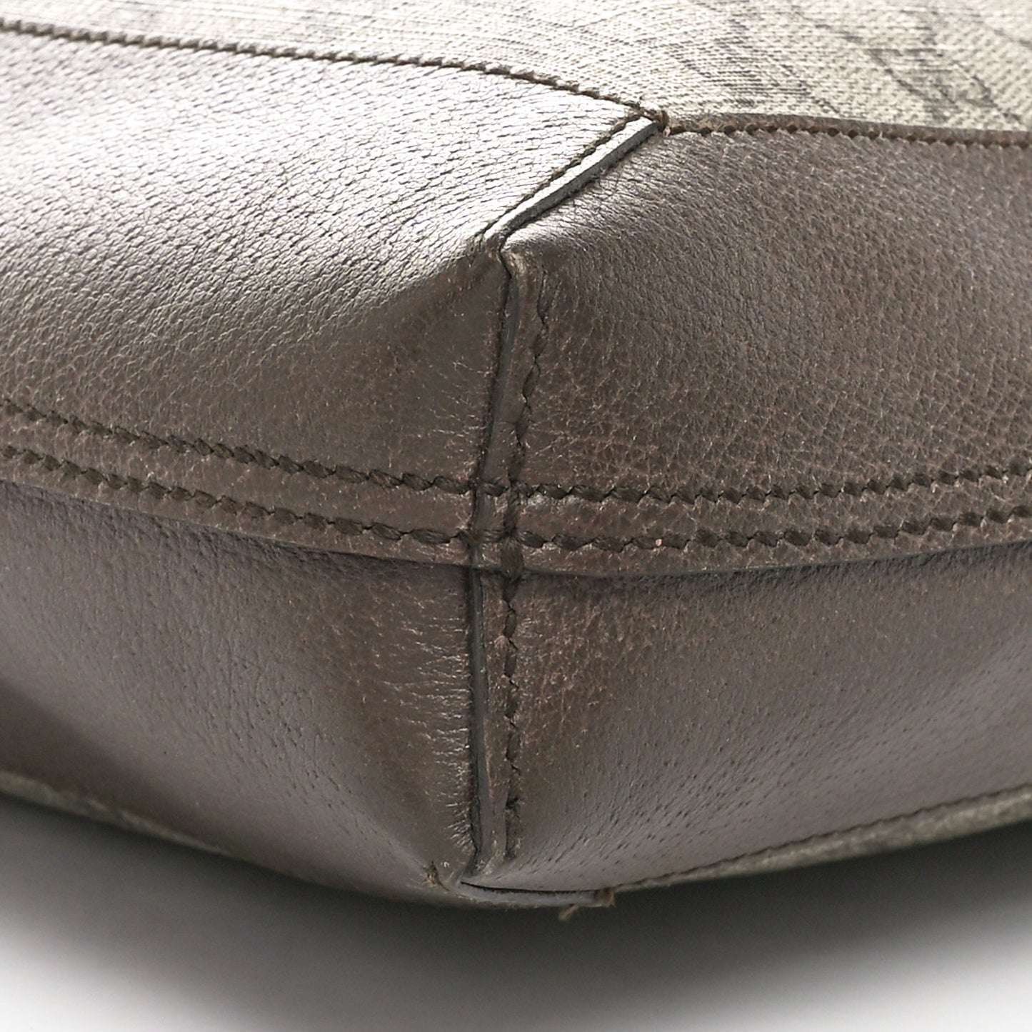 GG Supreme Monogram Web Large Ophidia Vertical Shopping Tote Brown