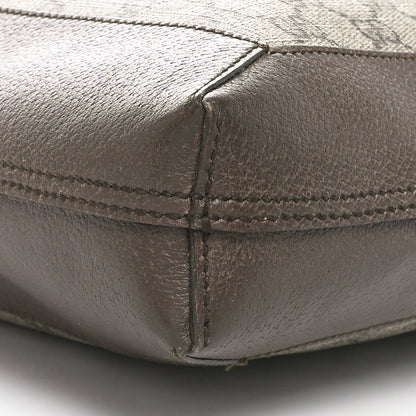 Gucci GG Supreme Monogram Web Large Ophidia Vertical Shopping Tote Brown 10 of 11