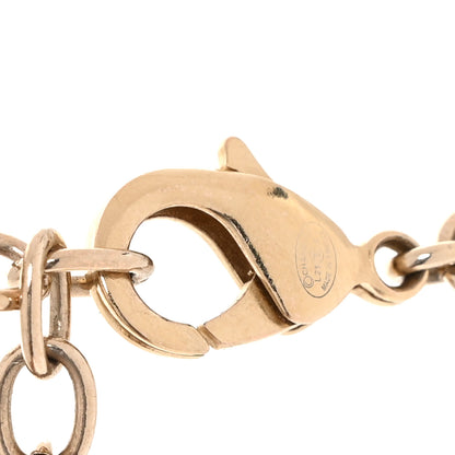 Chanel Crystal CC Chain Choker Necklace Gold 4 of 5