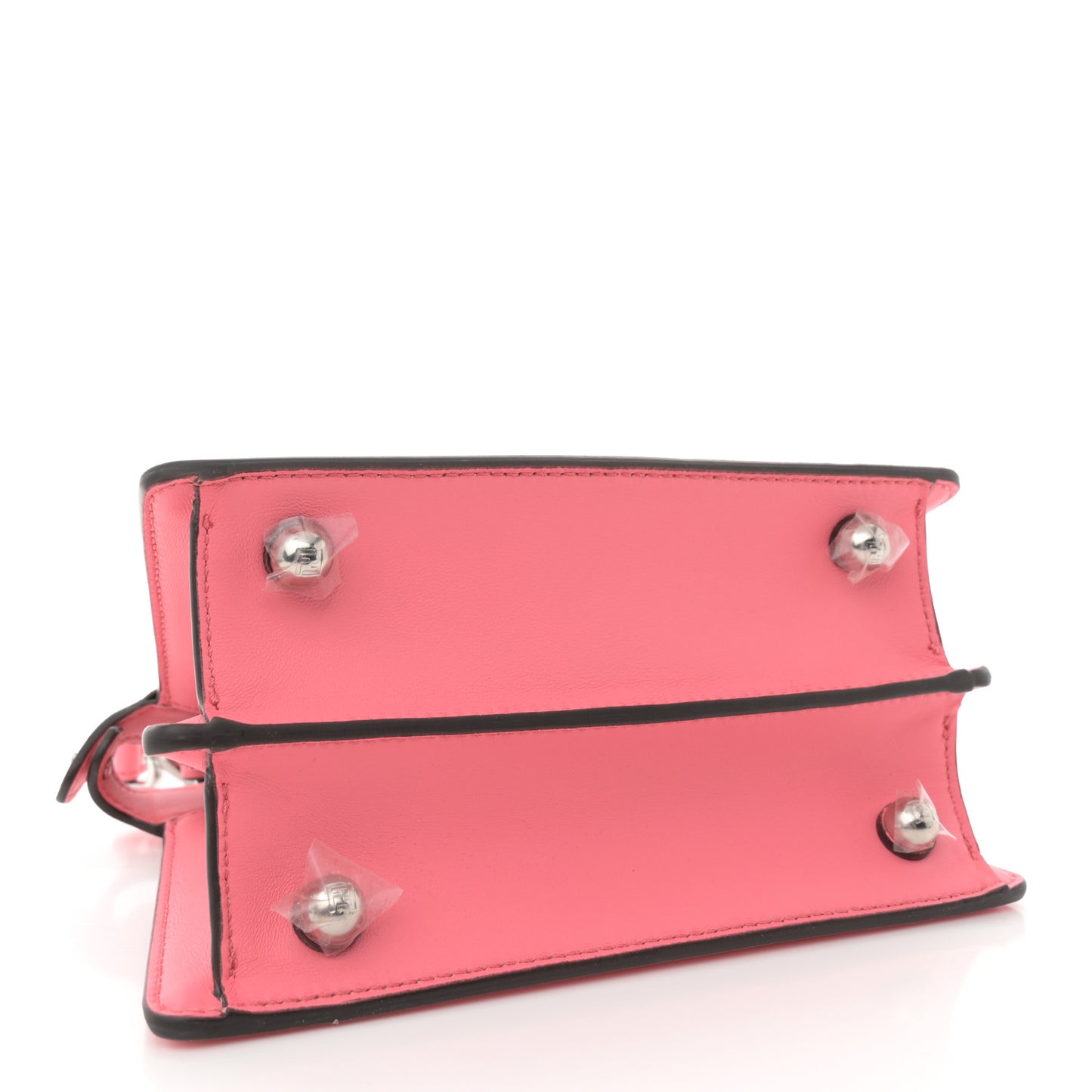 Shiny Nappa Petite Peekaboo I SEE U Satchel Pink Dalia