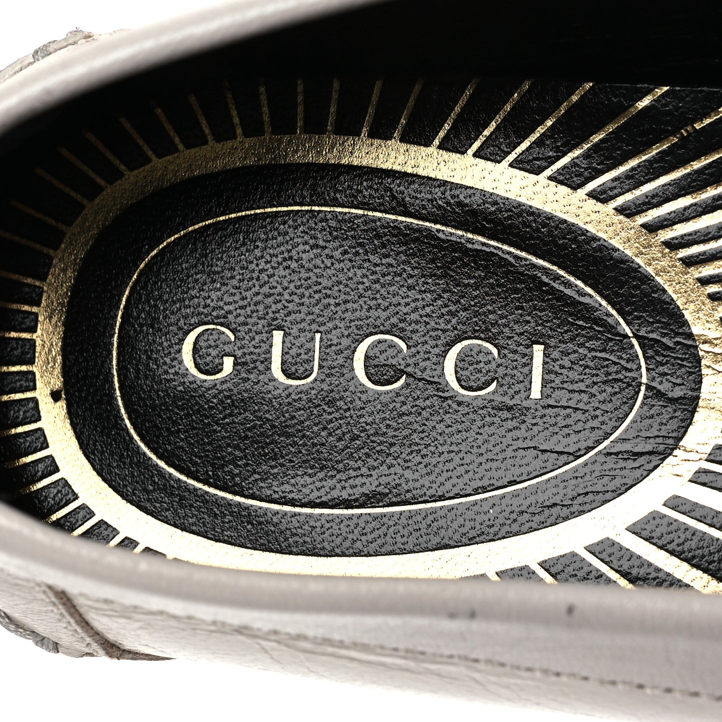 Goatskin Womens Logo 15mm Loafers 40.5 Mystic White