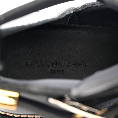 Balenciaga Brushed Calfskin Ceinture Ankle Boots 39.5 Black 6 of 13