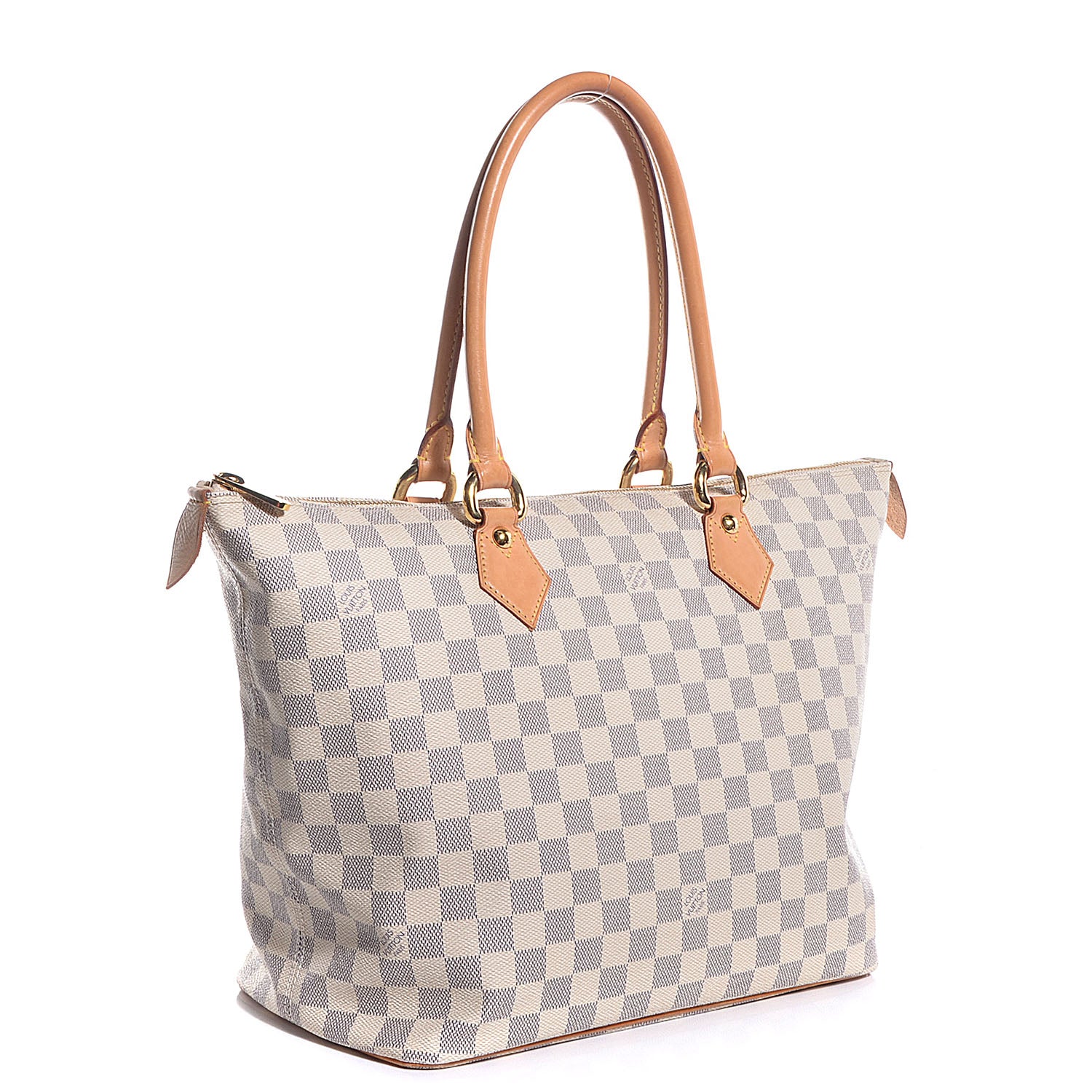 Louis Vuitton Damier Azur Saleya MM 3 of 7