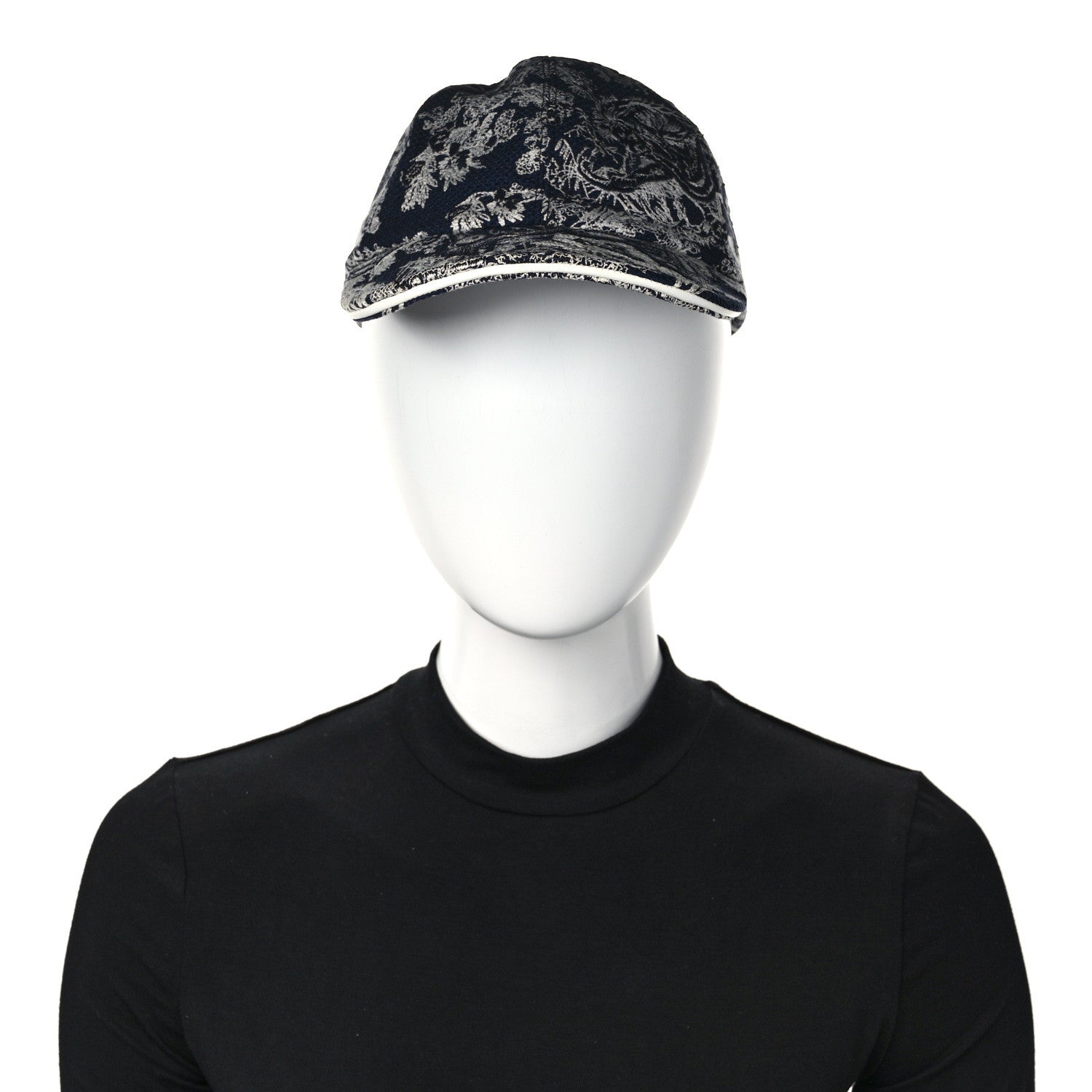 Christian Dior Cotton Embroidered Dioriviera Baseball Cap 57 Blue 2 of 8